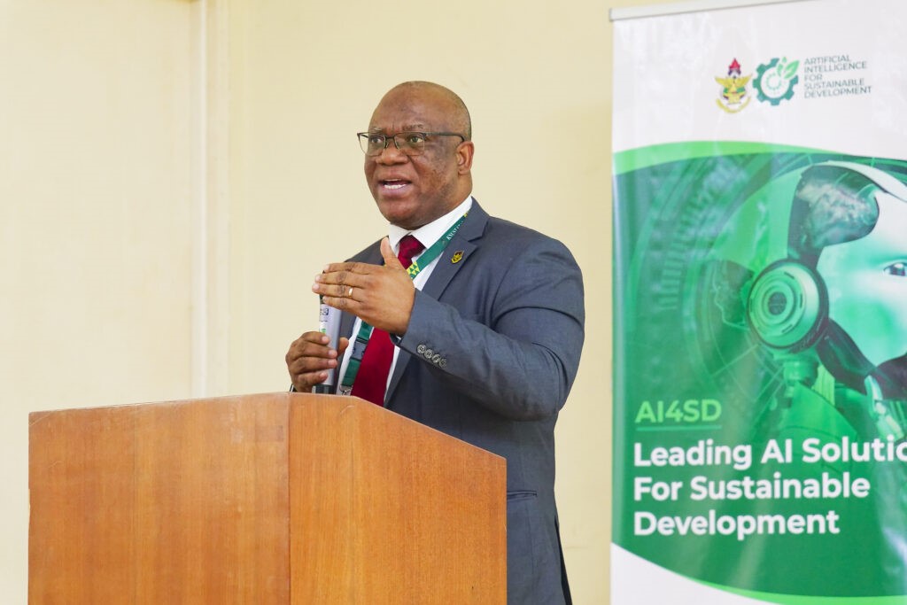 Prof. Jerry John Kponyo, the Project Lead for AI4SD and the Principal Investigator, Scientific Director of RAIL,